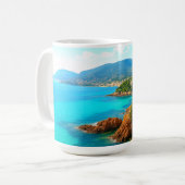 Französische Riviera Escape Kaffeetasse (Vorderseite Links)