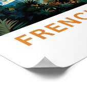 Französische Riviera Frankreich Reisen Print Poster (Ecke)