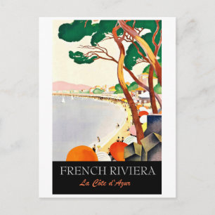 Französische Riviera, Küste, Frankreich Postkarte