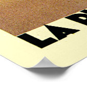 Französische Riviera La Plage De Calvi Corse Poster (Ecke)