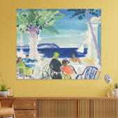 Französische Riviera Leinwanddruck (Insitu (Wohnzimmer))