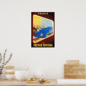 Französische Riviera Poster (Küche)