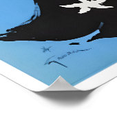 Französische Riviera Poster Frankreich Reise Kunst (Ecke)