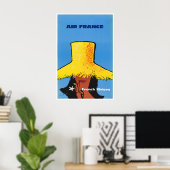 Französische Riviera Poster Frankreich Reise Kunst (Heimbüro)