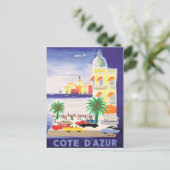Französische Riviera Postkarte (Stehend Vorderseite)