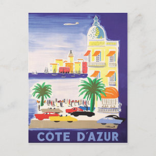 Französische Riviera Postkarte