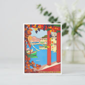 Französische Riviera Postkarte (Stehend Vorderseite)