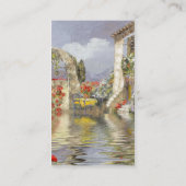 Französische Riviera! Vorlage Visitenkarte (Rückseite)