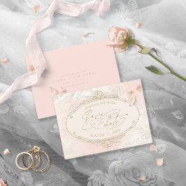 Französische Romance Wedding ID870 Save The Date