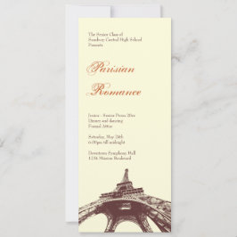 Französische Romantik Eiffel Tower formale Ball pr Einladung