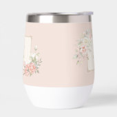 Französische Romantik Hochzeitflorrahmen Blush ID8 (Links)