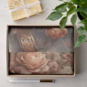 Französische Rose Eiffelturm Romantik Dekoupage Seidenpapier (Geschenk)