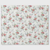 Französische Rose Geschenkpapier (Flach)