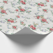 Französische Rose Geschenkpapier (Ecke)
