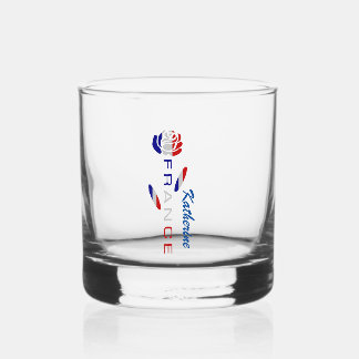 Französische Rose Personalisiert Whiskyglas