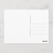 Französische Rose - Postkarte (Rückseite)