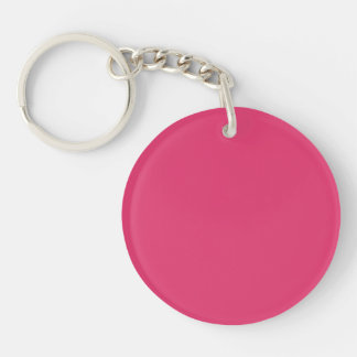 Französische Rose Rosa Personalisierter Hintergrun Schlüsselanhänger