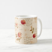 Französische rote Äpfel Kaffeetasse (VorderseiteRechts)
