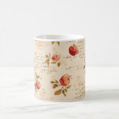 Französische rote Äpfel Kaffeetasse (Mittel)