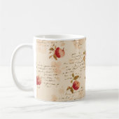 Französische rote Äpfel Kaffeetasse (Links)