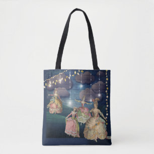 Französische Royals, die unter die funkelnden Tasche