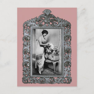 französische Schauspielerin Postkarte