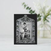 französische Schauspielerin Postkarte (Stehend Vorderseite)