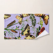 Französische Schmetterlinge Badhandtuch Set (Handtuch)