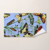 Französische Schmetterlinge Badhandtuch Set (Handtuch)