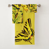 Französische Schmetterlinge Badhandtuch Set (Insitu)