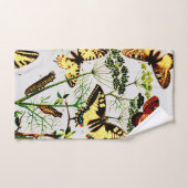 Französische Schmetterlinge Badhandtuch Set (Handtuch)