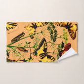 Französische Schmetterlinge Badhandtuch Set (Handtuch)