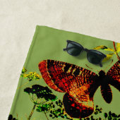 Französische Schmetterlinge Strandtuch (Beispiel)