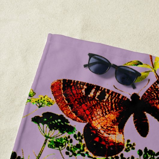 Französische Schmetterlinge Strandtuch (Beispiel)