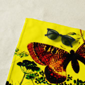 Französische Schmetterlinge Strandtuch (Beispiel)