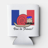 Französische Schnecke am Bastille Day Dosenkühler (Rückseite)
