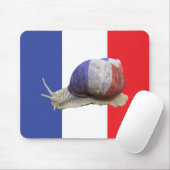 Französische Schneckeflagge Mousepad (Mit Mouse)