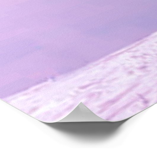 Französische Schneehütte Poster (Ecke)