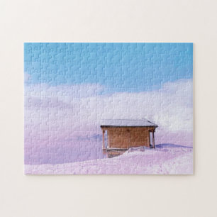 Französische Schneehütte Puzzle