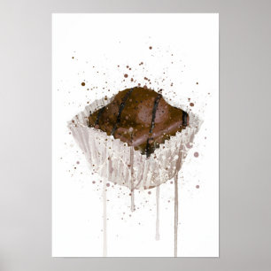 Französische Schokolade Fancie Poster