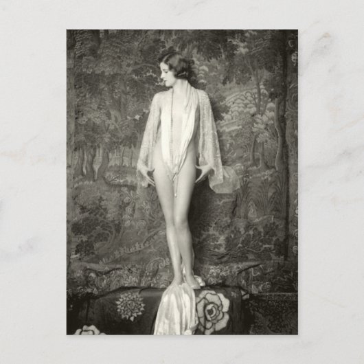 Französische Schönheit Anfang des 19. Jahrhunderts Postkarte (Vorderseite)