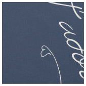 Französische Schrift Stoff (Nahaufnahme)