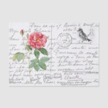 Französische Schrift Vintage Französische Rose Vog