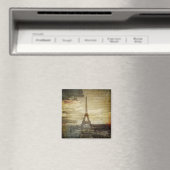 Französische Schriften Moderner Vintager Pariser E Magnet (In Situ (Geschirrspüler))