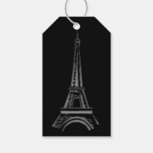 Französische schwarze Eiffelturm, Paris Geschenkan