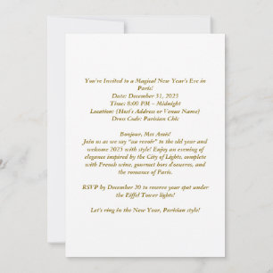 Französische Schweine feiern das Vintage neue Jahr Einladung