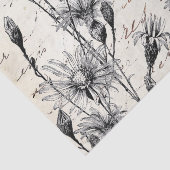 Französische Script-Wildblume Dragonfly Decoupage  Seidenpapier (Ausschnitt)