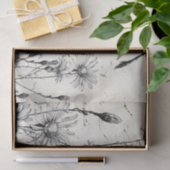 Französische Script-Wildblume Dragonfly Decoupage  Seidenpapier (Geschenk)