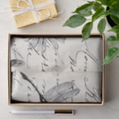 Französische Script-Wildblume Dragonfly Decoupage  Seidenpapier (Geschenk)