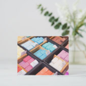 Französische Seifen aus der Provinz Frankreich Postkarte (Stehend Vorderseite)